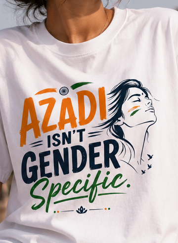 Azadi isn't Gender Boyfriend Fit T-Shirt