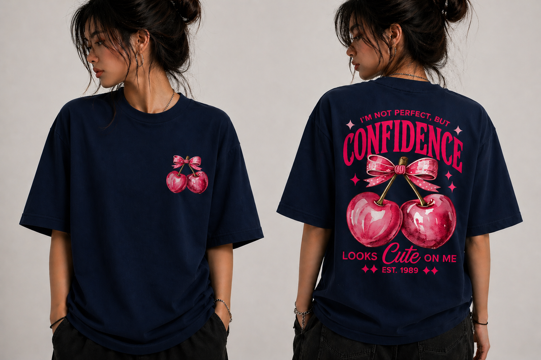 Cherry Boyfriend Fit T-Shirt