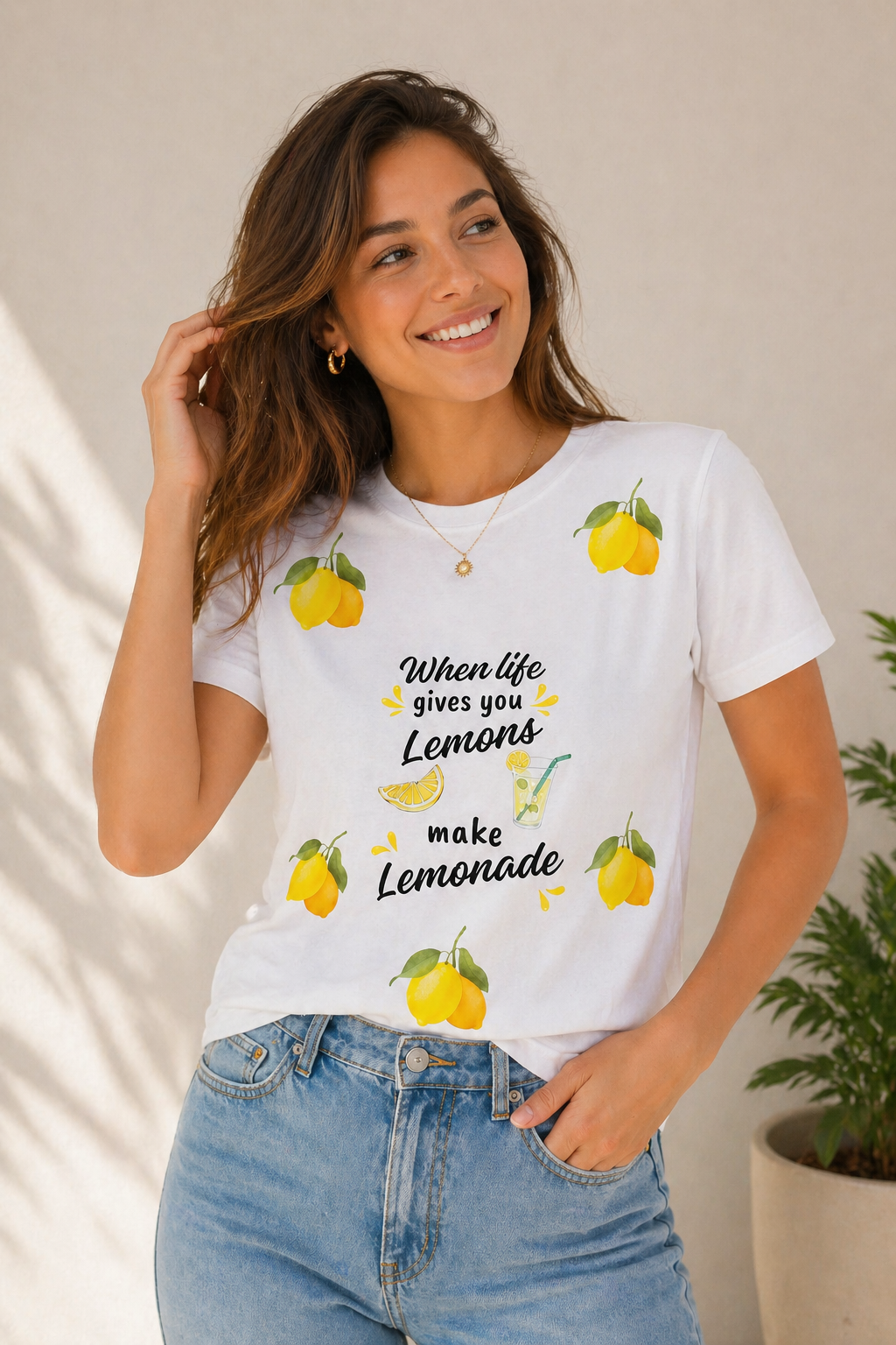 Lemon Boyfriend Fit T-Shirt