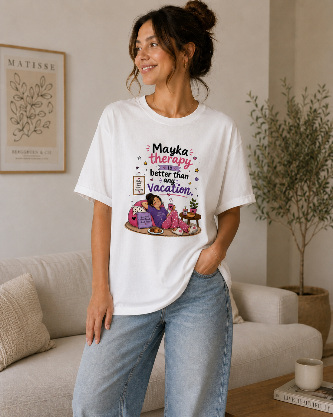 Mayka Therapy Boyfriend Fit T-Shirt
