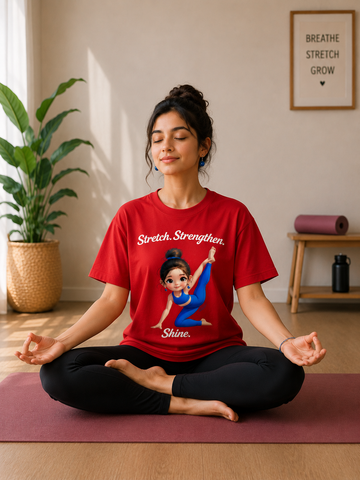 Strech Strength Boyfriend Fit T-Shirt