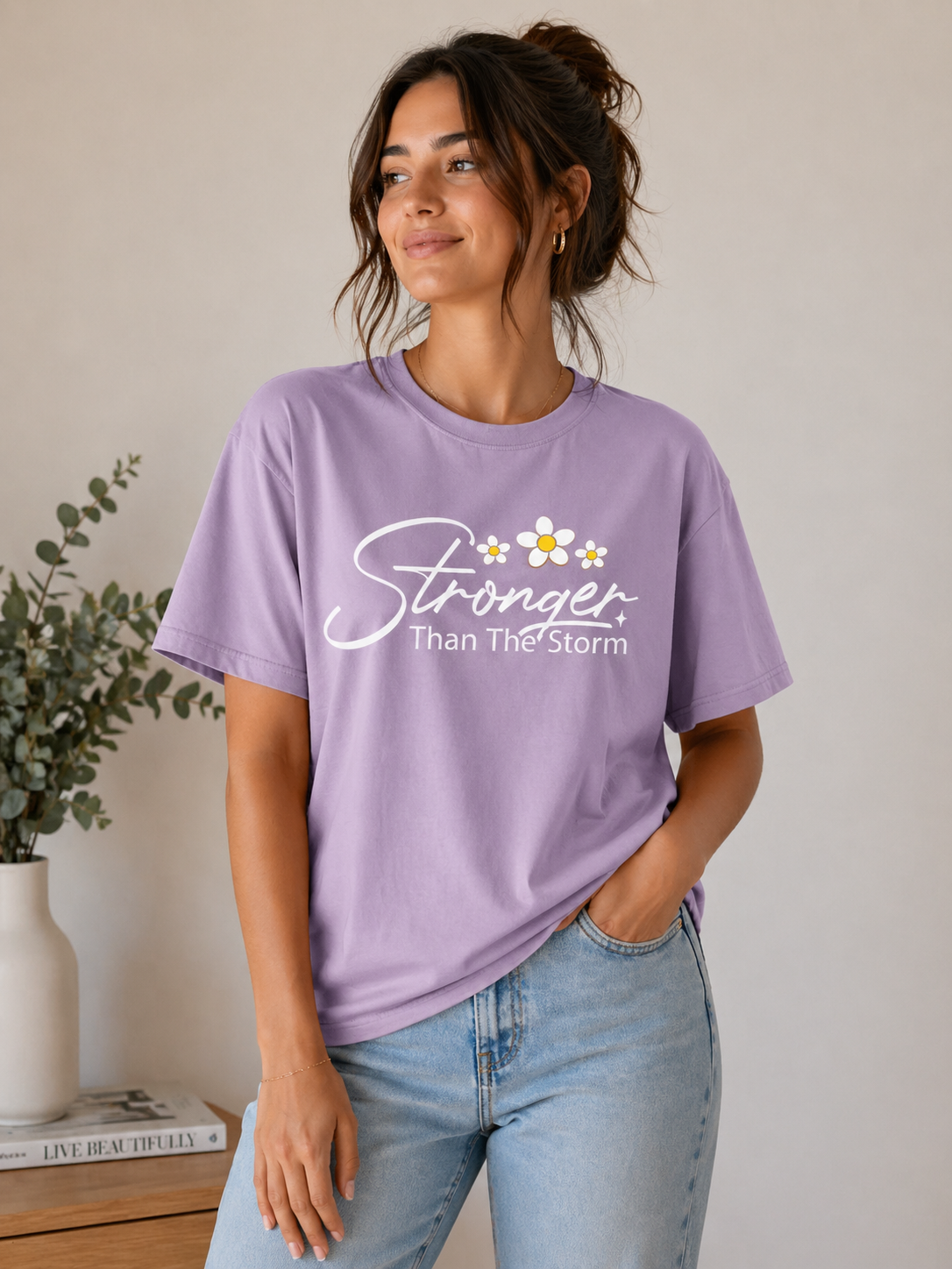 Stonger than the strom Boyfriend Fit T-Shirt