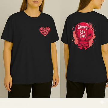 Strong like a girl Boyfriend Fit T-Shirt