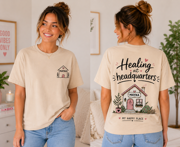 healing at headquarters Boyfriend Fit T-Shirt