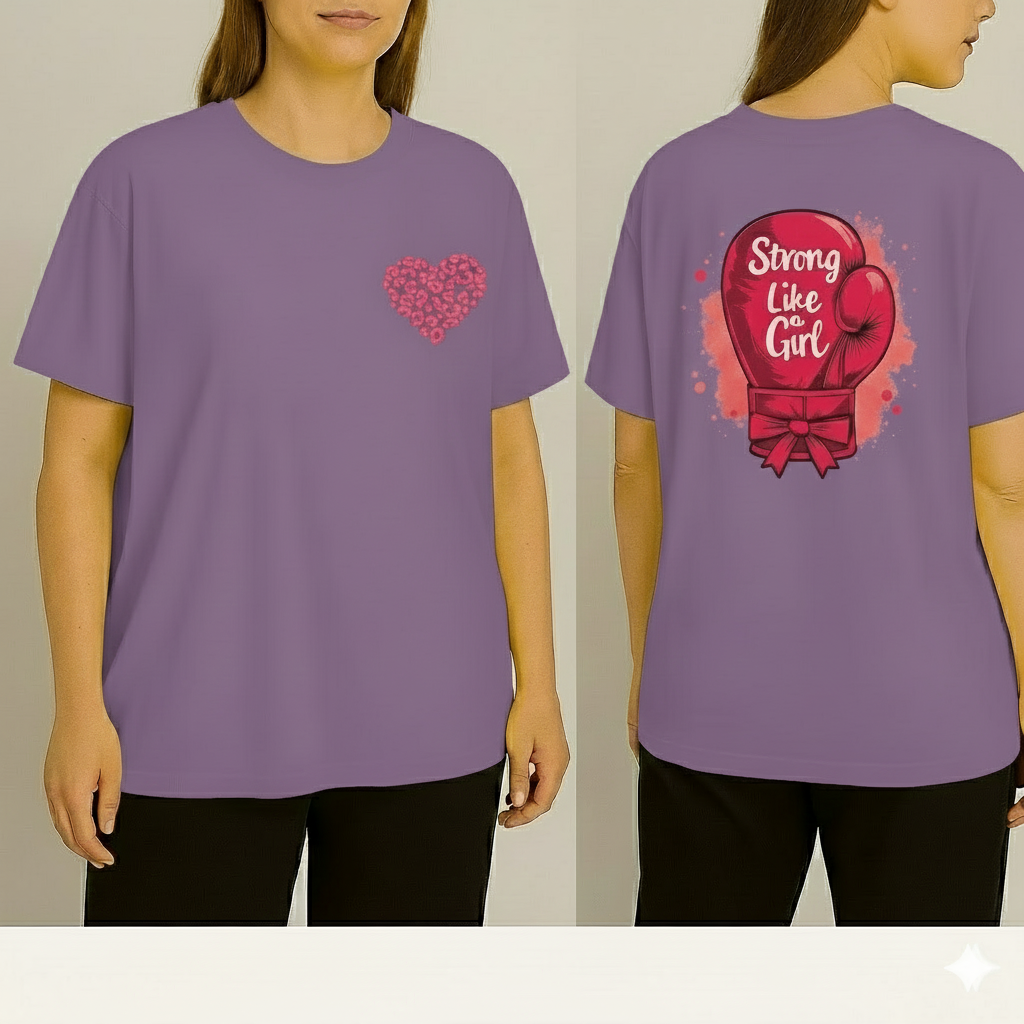 Strong like a girl Boyfriend Fit T-Shirt