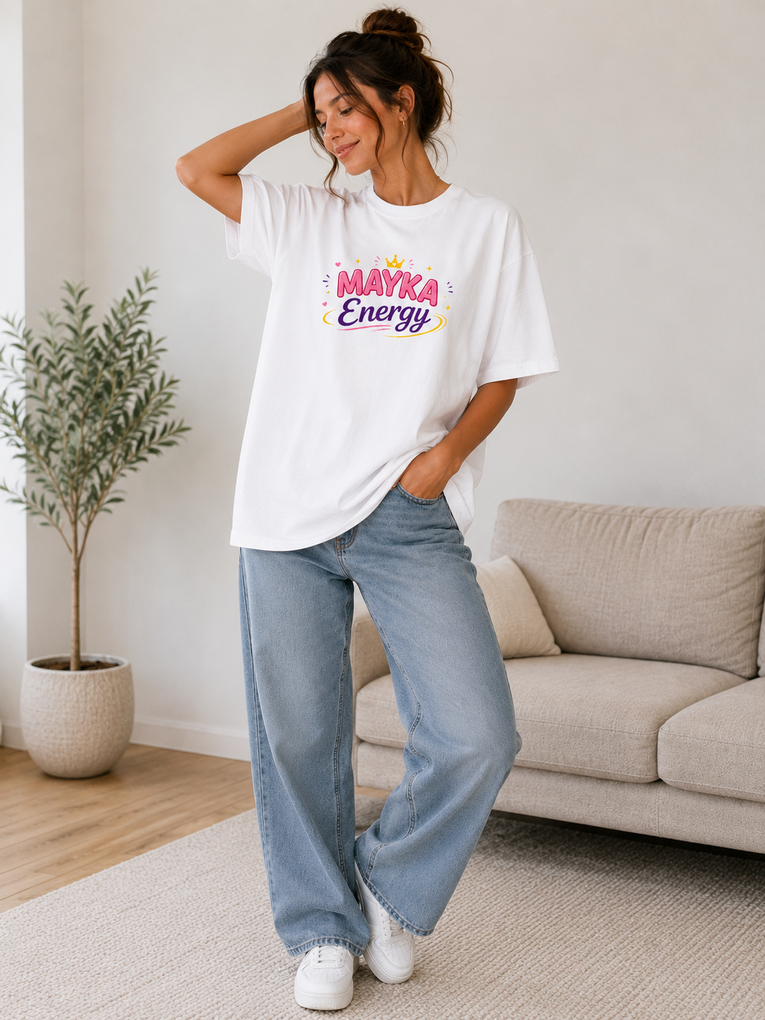 Mayka Energy Boyfriend Fit T-Shirt