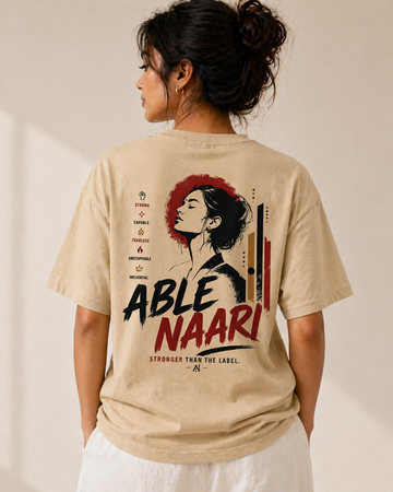 ABLE NAARI Boyfriend Fit T-Shirt
