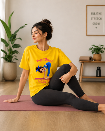 Respect Yourself With Yoga Boyfried Fit T-Shirt
