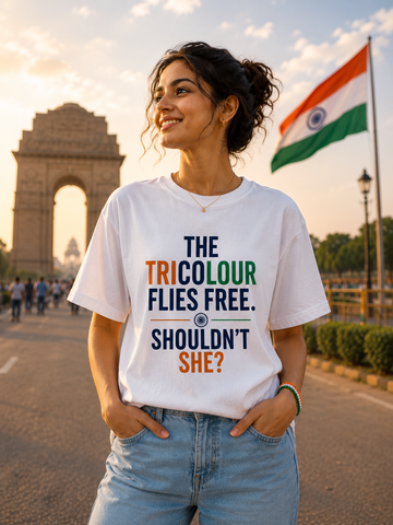 Tri-Color Indenpendence Day Boyfriend Fit T-Shirt