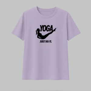 yoga mode on – graphic t shirt | 100% cotton