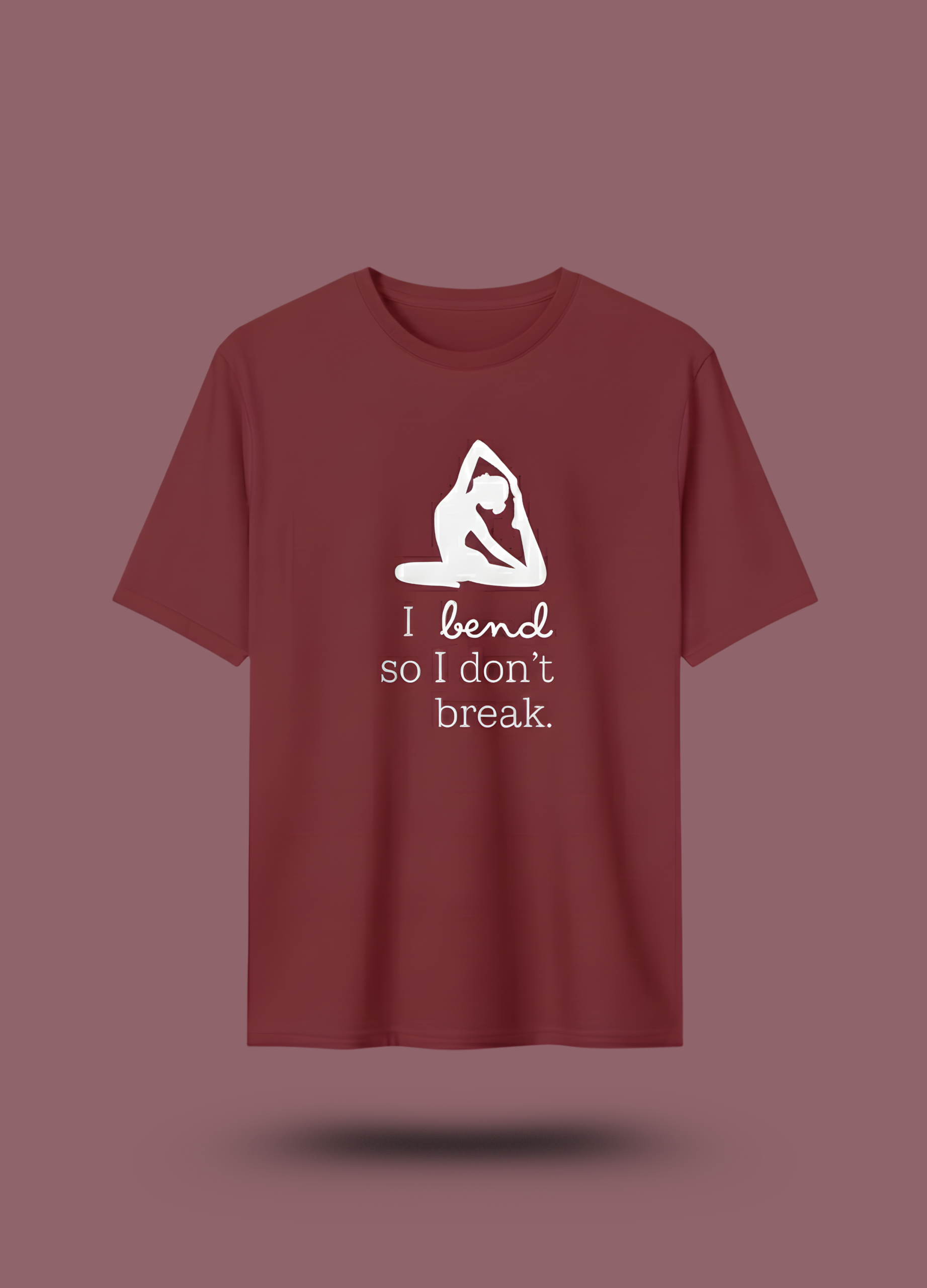 yoga mode on – graphic t shirt | 100% cotton