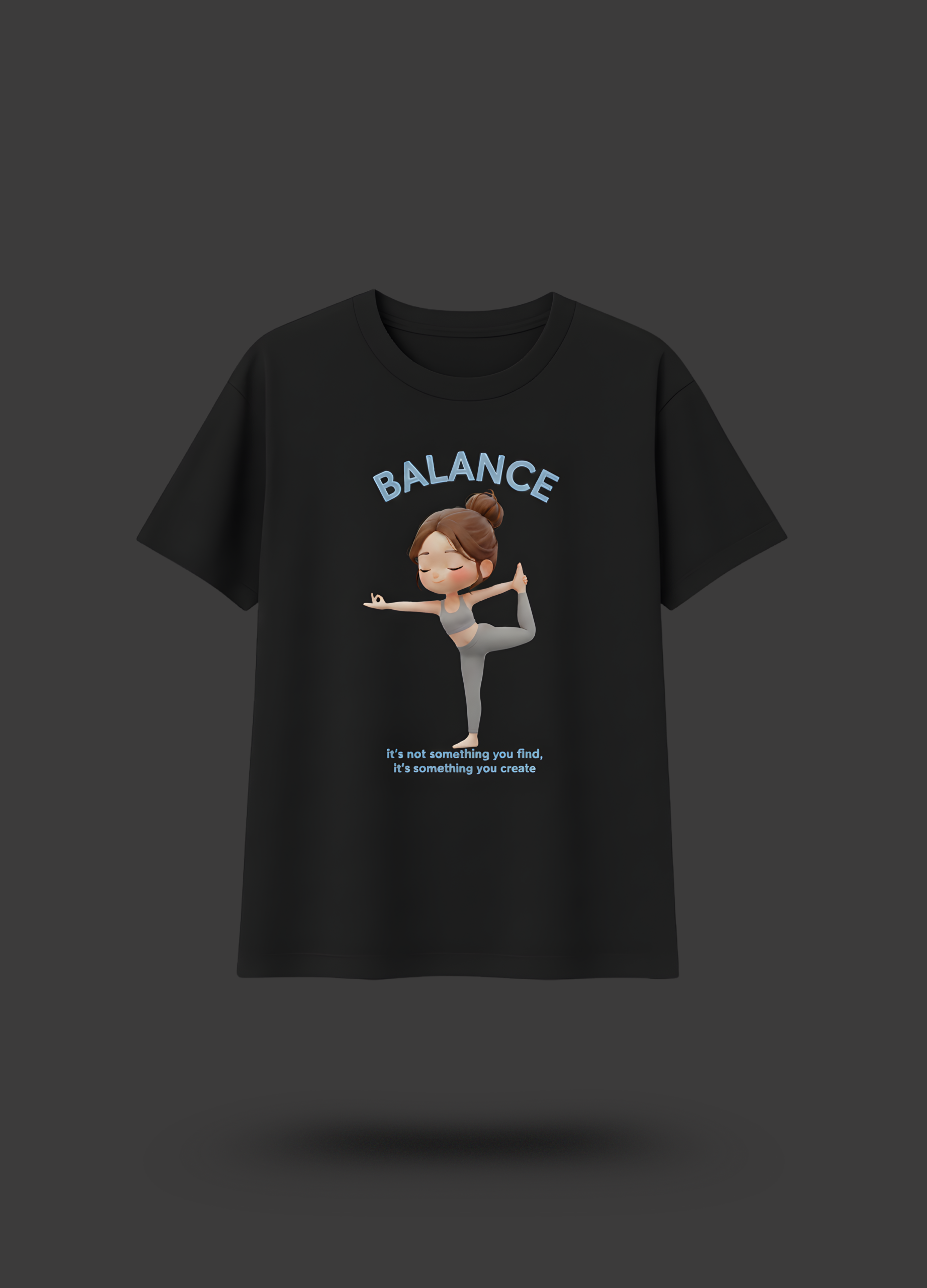 yoga mode on – graphic t shirt | 100% cotton yoga mode on – graphic t shirt | 100% cotton